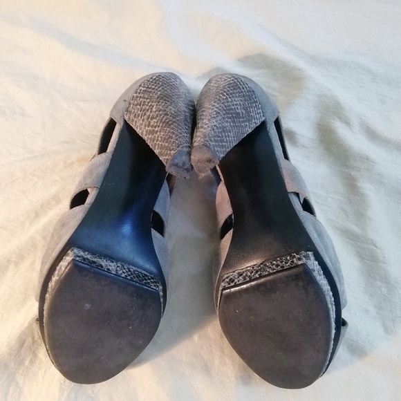 Attitude grey suede shoes size 7 - Picture 5 of 6